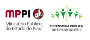 Logomarcas do MPPI e da DPE-PI
