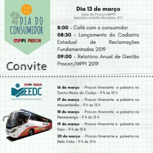 programação da semana do consumidor 2020