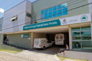 Fachada do Hospital Natan Portela