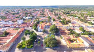Vista de cima da cidade Inhuma