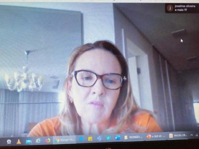 Print da tela da reunião