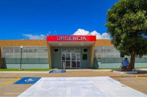 Fachada do Hospital Regional Justino Luz