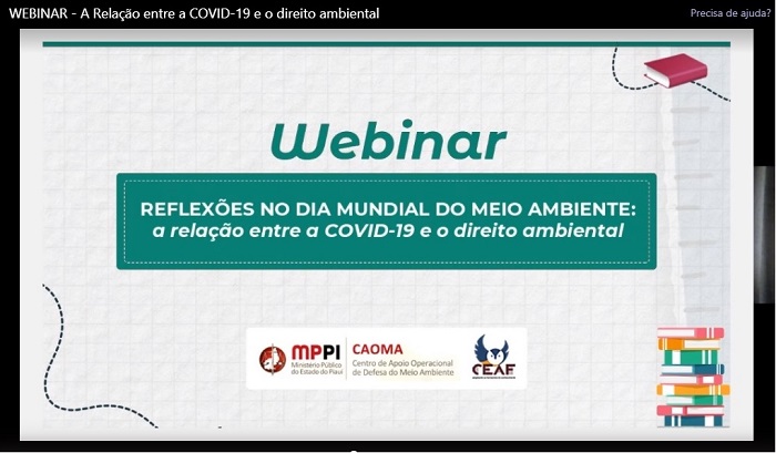 imagem com o tema do seminario online