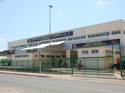 Fachada do Hospital de Urgência de Teresina