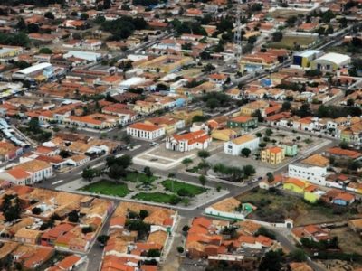 Vista aérea da cidade de Oeiras/PI