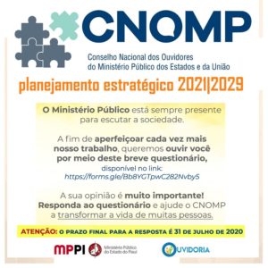 Imagem com as informações sobre a pesquisa da ouvidoria