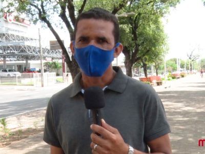 Eleitor durante entrevista ao MPTV direto das ruas de teresina